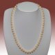 8-9mm Peach Near Round Freshwater Pearl Necklace