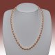 5-6mm Peach Rice Shape Freshwater Pearl Necklace