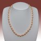 6.5-7.5mm Peach Potato Shape Freshwater Pearl Necklace