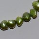 5.5-6.5mm Olive Green Baroque Freshwater Pearl Necklace