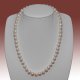 8-9mm White Off Round Freshwater Pearl Necklace