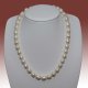 7.5-8.5mm White Potato Shape Freshwater Pearl Necklace