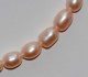 5.5-6.5mm Peach Rice Shape Freshwater Pearl Necklace